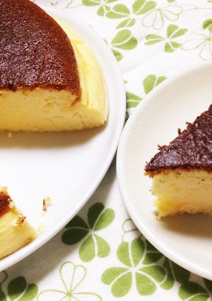 ピザ用チーズで＊スフレチーズケーキ-レシピのメイン写真