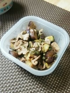 簡単ナスと豚肉のさっぱり炒め-レシピのメイン写真