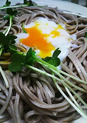 美味しい！温玉そば-レシピのメイン写真
