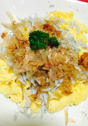 簡単♪ふんわり卵しらす(≧∇≦)-レシピのメイン写真