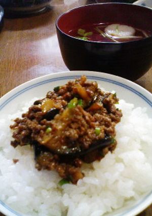 麻婆茄子丼-レシピのメイン写真