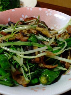 水菜の炒め物-レシピのメイン写真