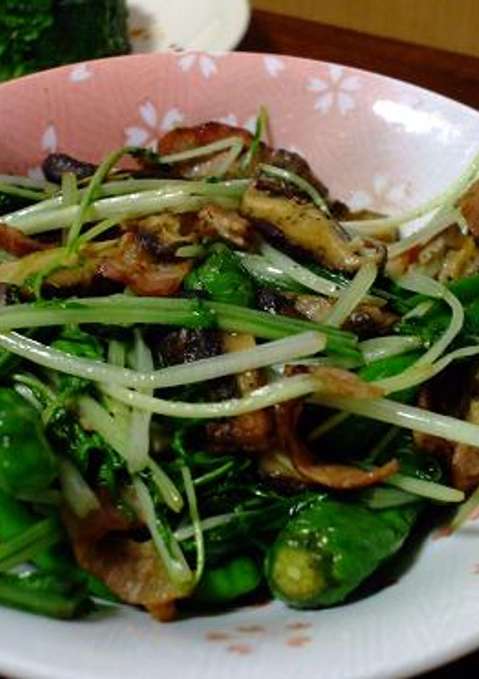 水菜の炒め物-レシピのメイン写真