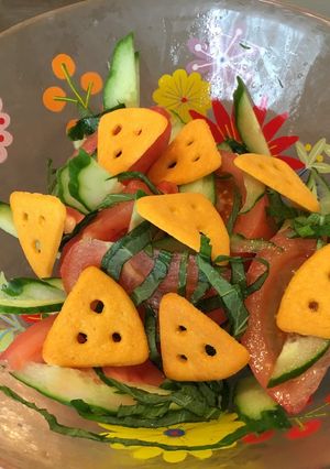 チーザと大葉のおつまみサラダ-レシピのメイン写真