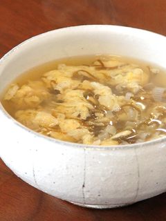 もずくと卵のスープ-レシピのメイン写真