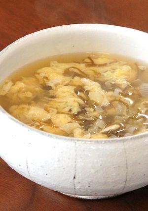 もずくと卵のスープ-レシピのメイン写真