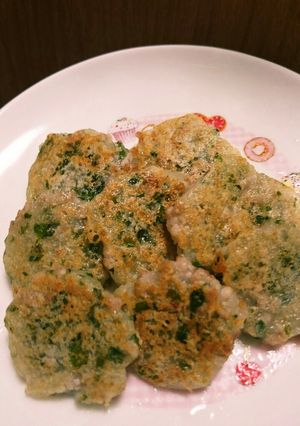 離乳食後期☆じゃがいもとお肉のお焼き-レシピのメイン写真