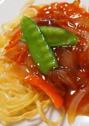生冷やし中華アレンジ☆あんかけおやき-レシピのメイン写真