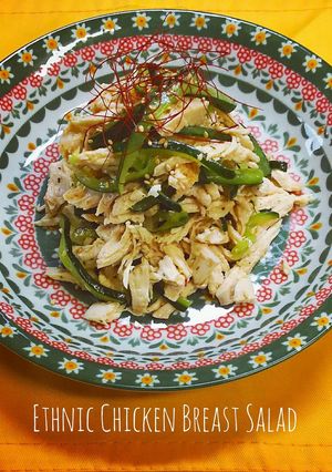 ヘルシー♪タイ風棒々鶏-レシピのメイン写真