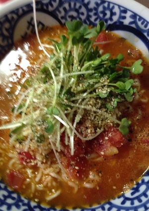 塩ラーメンでトマトラーメン-レシピのメイン写真