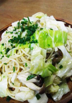 アンチョビでキャベツスパ-レシピのメイン写真
