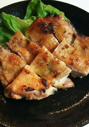 鶏もも肉の七味ガーリック焼き♪*-レシピのメイン写真