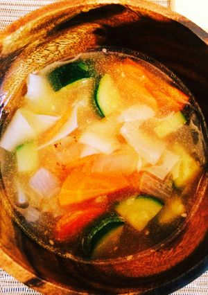 余った餃子の皮でモチモチスープ♡-レシピのメイン写真