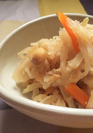 やさしい味の切干煮-レシピのメイン写真