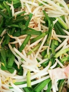 ニラともやしの炒め物-レシピのメイン写真