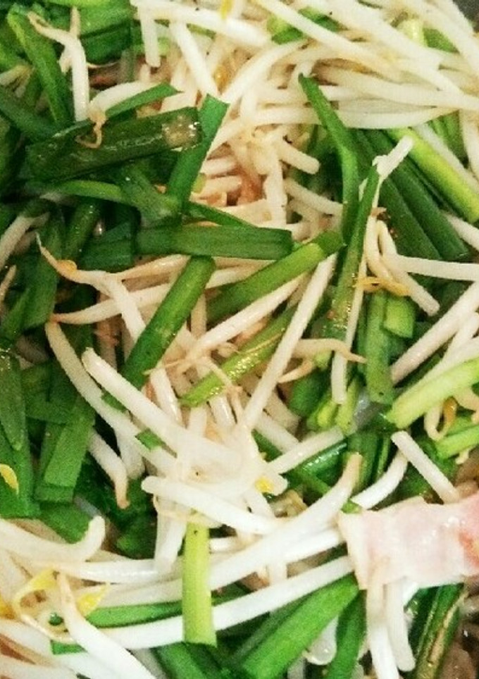 ニラともやしの炒め物-レシピのメイン写真
