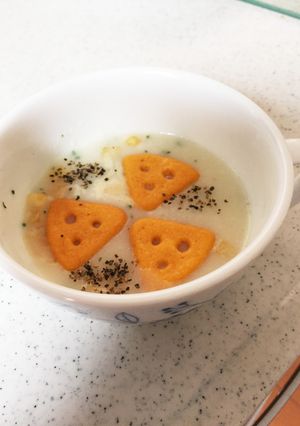チーザとチーズの濃厚スープ-レシピのメイン写真