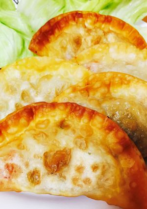 あまった餃子の皮で納豆サラダ揚げ-レシピのメイン写真