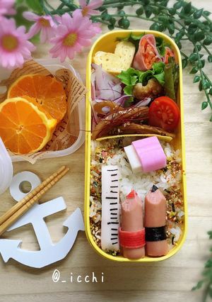 食べられる文房具（デコ弁）-レシピのメイン写真