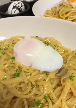 うちのカルボナーラ風スパゲティ-レシピのメイン写真