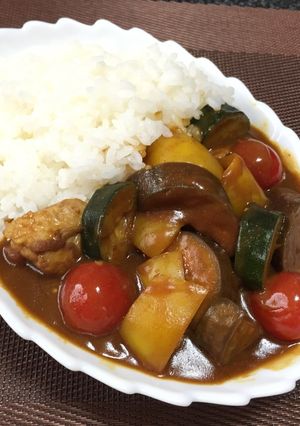 フライパンひとつで簡単！夏野菜カレー-レシピのメイン写真