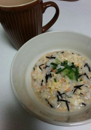 ひじきと鮭のおじや-レシピのメイン写真
