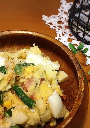 いんげんのホットポテトサラダ-レシピのメイン写真