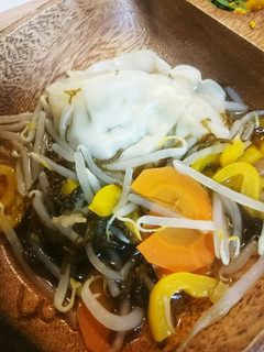 王将餃子で!もずくと餃子のスープ-レシピのメイン写真