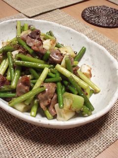 砂肝とにんにくの芽で☆中華塩炒め-レシピのメイン写真