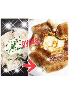 王将の王将の生餃子in目玉チーズ-レシピのメイン写真