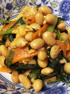 大豆と卵のオイスター炒め-レシピのメイン写真