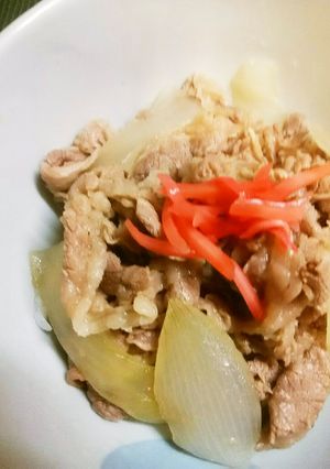 簡単！家でもできる美味しい牛丼♪-レシピのメイン写真
