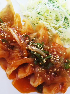 王将で♪焼き餃子の生姜焼き-レシピのメイン写真