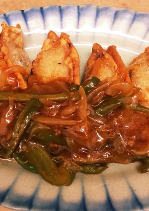 【簡単分量】揚げ餃子の甘酢あん-レシピのメイン写真