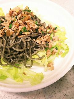 冷やし黒ごま汁なし~担々麺-レシピのメイン写真