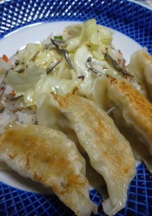 王将の餃子で❤体にE〜焼飯❤-レシピのメイン写真