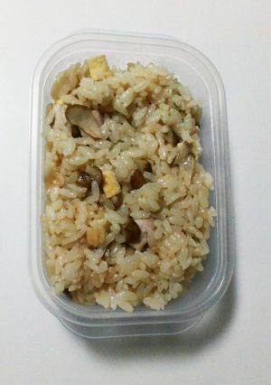 普通の鍋で、鶏釜飯風-レシピのメイン写真