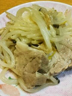 豚塊り肉やわやわモヤシとろとろ餡掛け-レシピのメイン写真