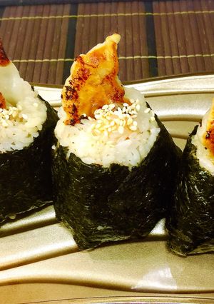 どこでも手軽に餃子！焼き餃子むすび-レシピのメイン写真