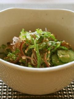 なすときゅうりの薬味和え-レシピのメイン写真