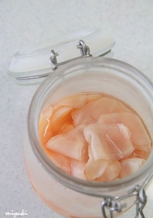 新しょうがの甘酢づけ-レシピのメイン写真
