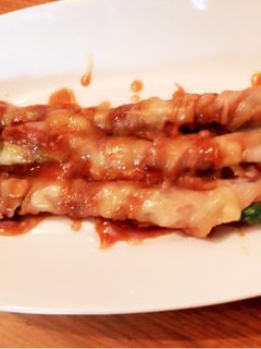 超簡単アスパラの豚肉まき チーズのせ-レシピのメイン写真