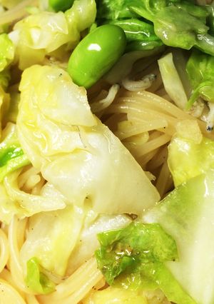 シラスとキャベツのうま塩パスタ-レシピのメイン写真