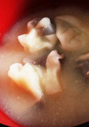 餃子の皮であんもち雑煮風♡-レシピのメイン写真