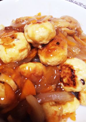 甘酸っぱい◎おからつくねの甘酢だれ-レシピのメイン写真