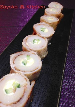 梅クリームチーズのちくわ巻き-レシピのメイン写真