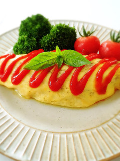 ひき肉と玉ねぎで♡簡単シンプルオムレツ★-レシピのメイン写真
