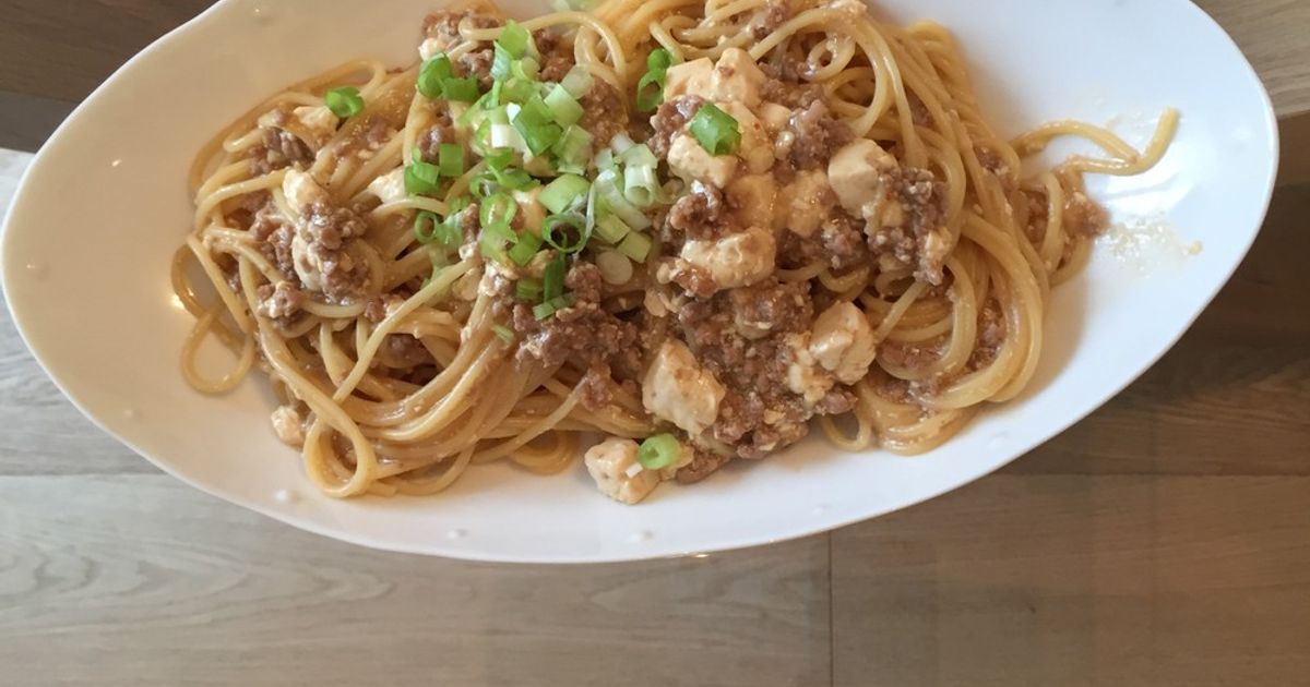 麻婆豆腐スパゲッティ by ハラペコBigBoy 【クックパッド】 簡単
