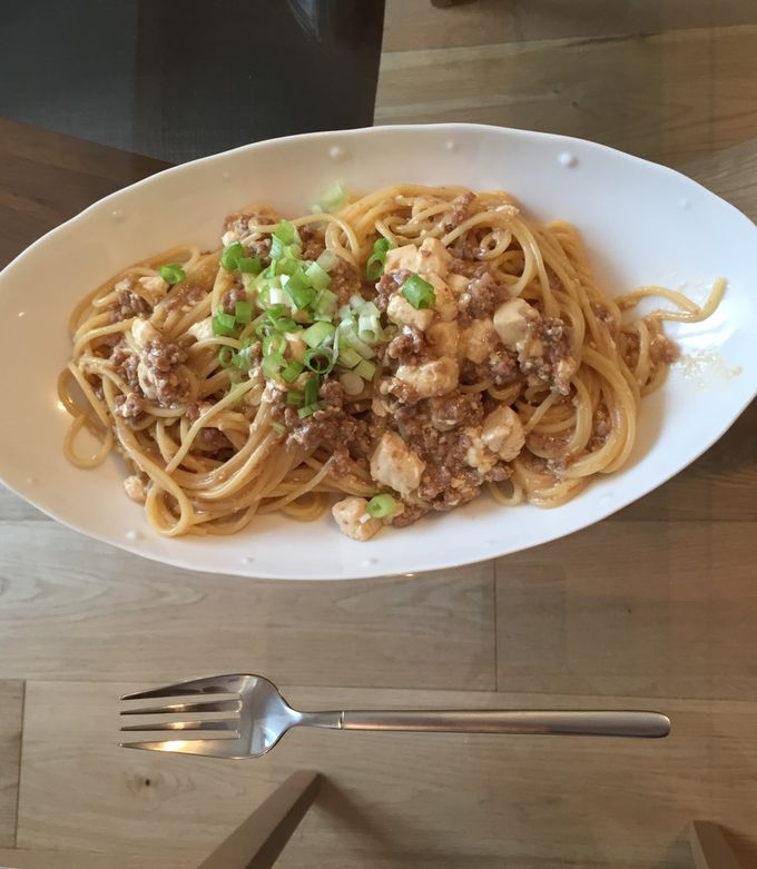 麻婆豆腐スパゲッティ by ハラペコBigBoy 【クックパッド】 簡単
