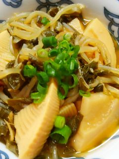 さっぱりヘルシーもやしとニラと筍の甘酢煮-レシピのメイン写真